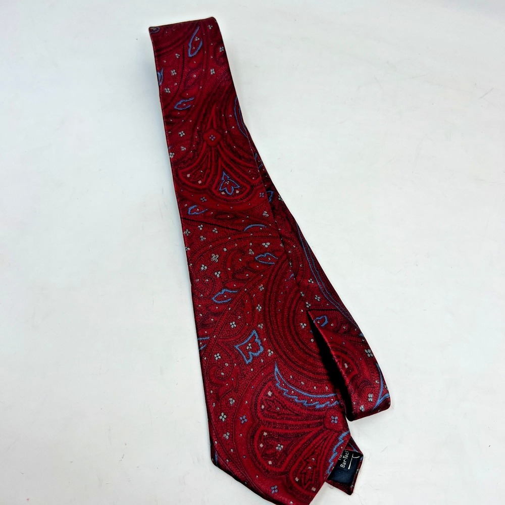 Oscar de la Renta Silk Men's Tie Lightweight Mulitcolor Hand-Sewn